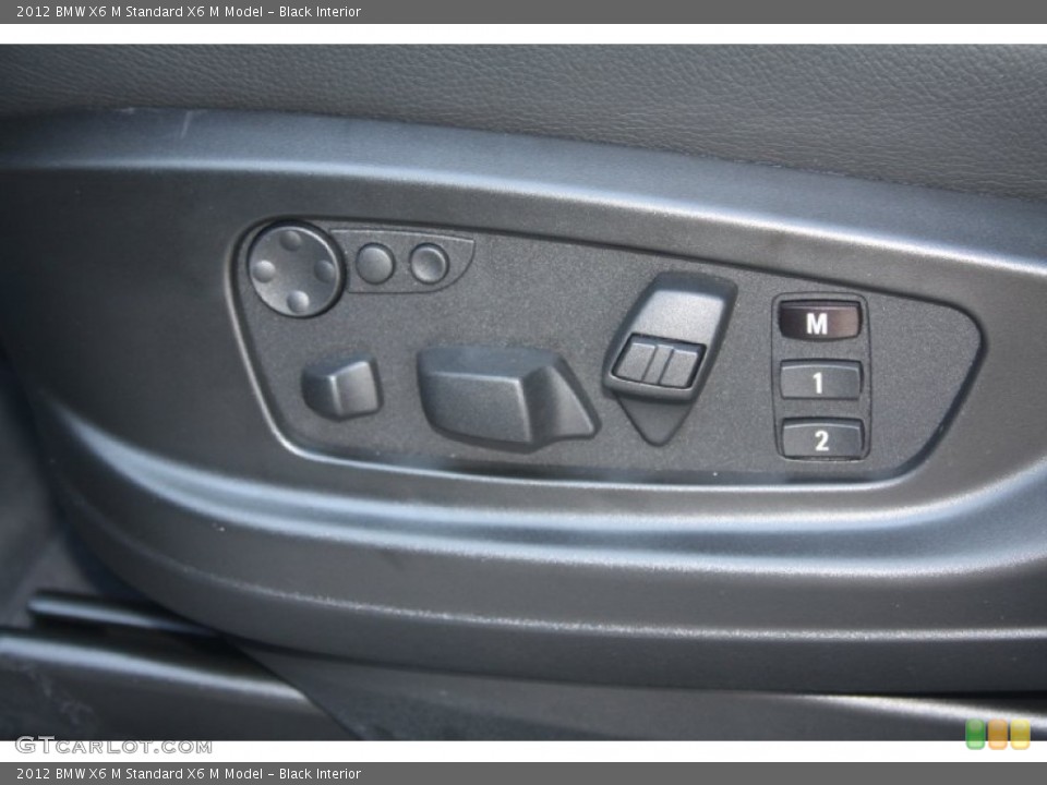 Black Interior Controls for the 2012 BMW X6 M  #54192160