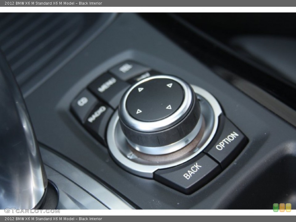 Black Interior Controls for the 2012 BMW X6 M  #54192209