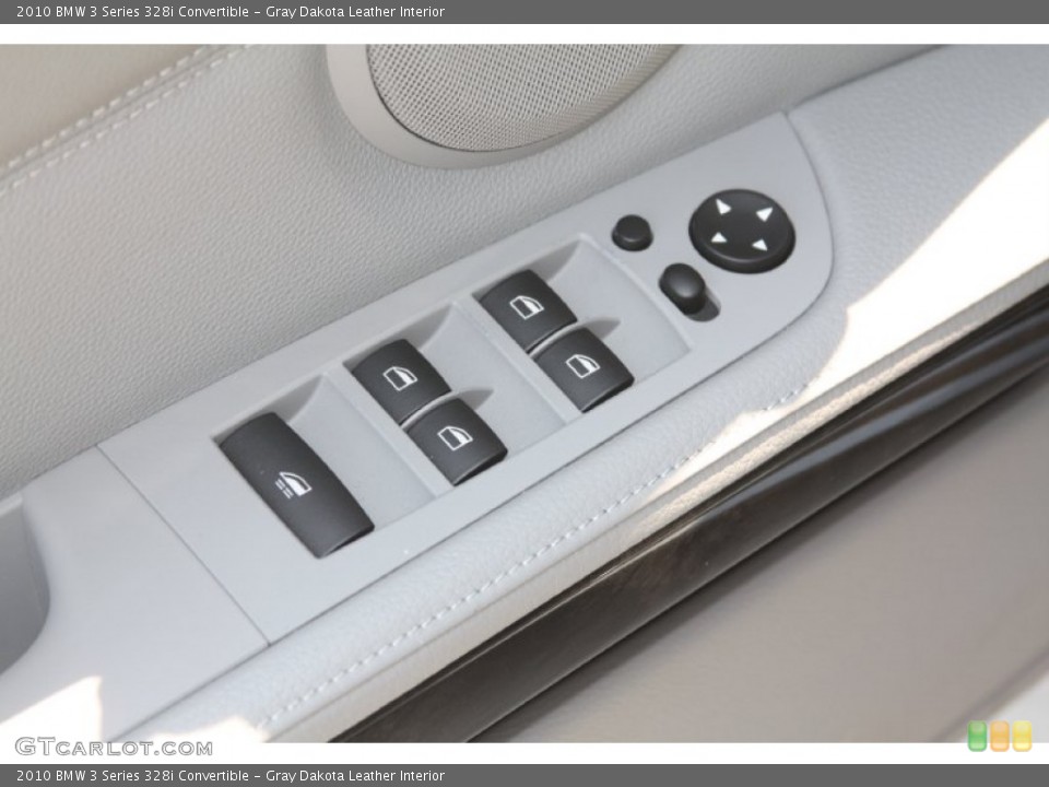Gray Dakota Leather Interior Door Panel for the 2010 BMW 3 Series 328i Convertible #54192658