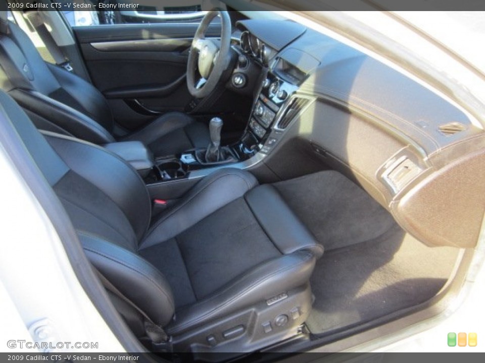 Ebony Interior Photo for the 2009 Cadillac CTS -V Sedan #54193594