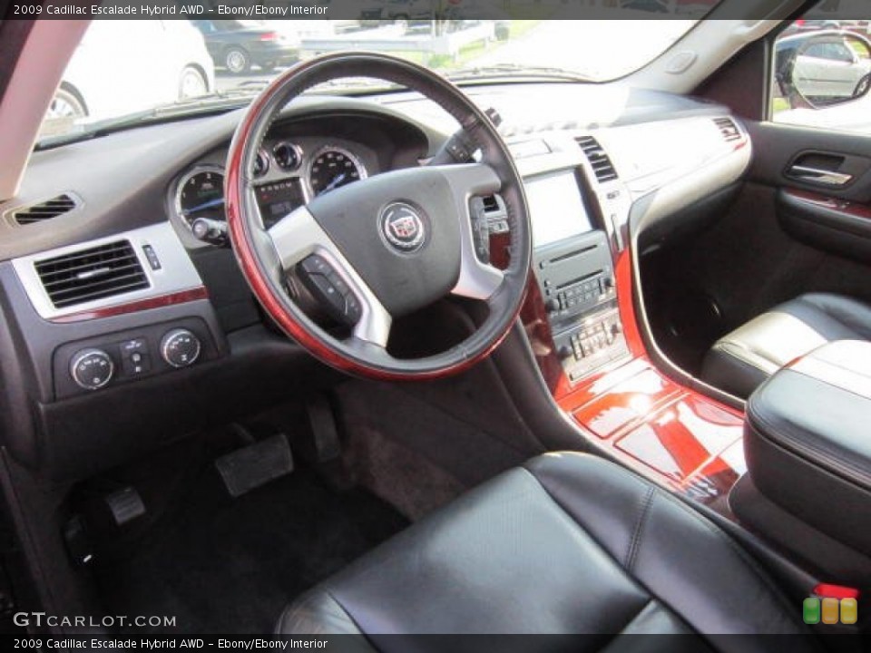 Ebony/Ebony Interior Prime Interior for the 2009 Cadillac Escalade Hybrid AWD #54193738