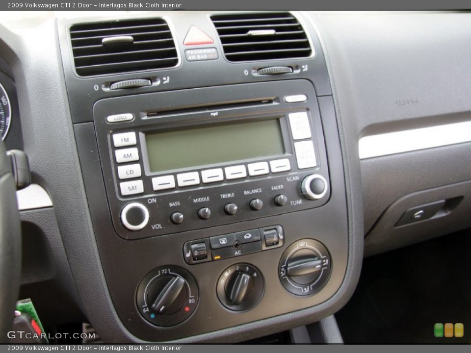 Interlagos Black Cloth Interior Controls for the 2009 Volkswagen GTI 2 Door #54194275