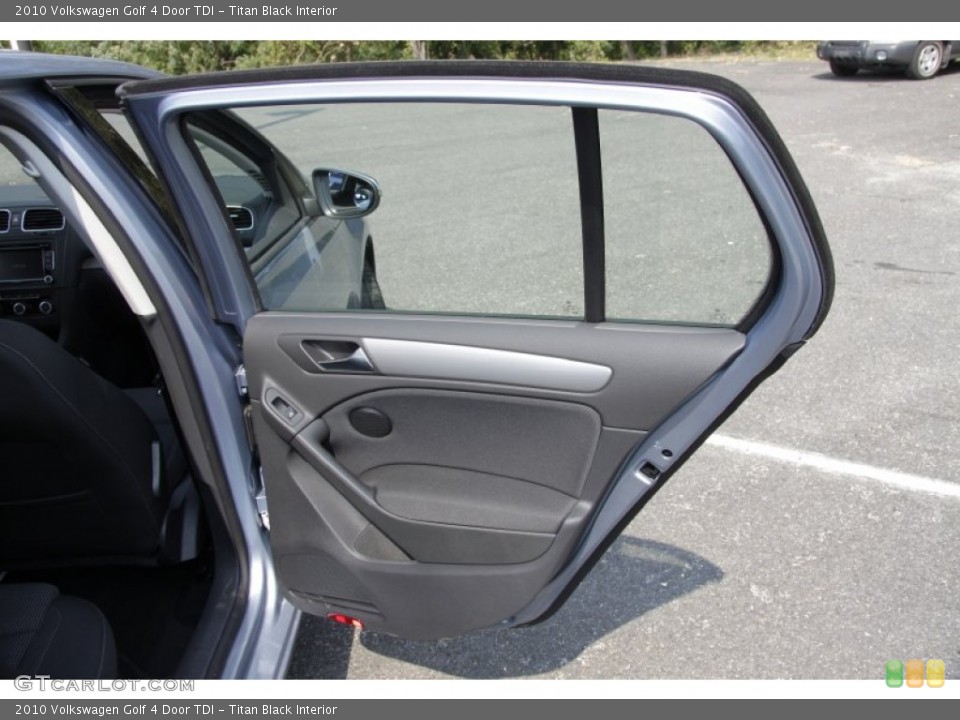 Titan Black Interior Door Panel for the 2010 Volkswagen Golf 4 Door TDI #54194593