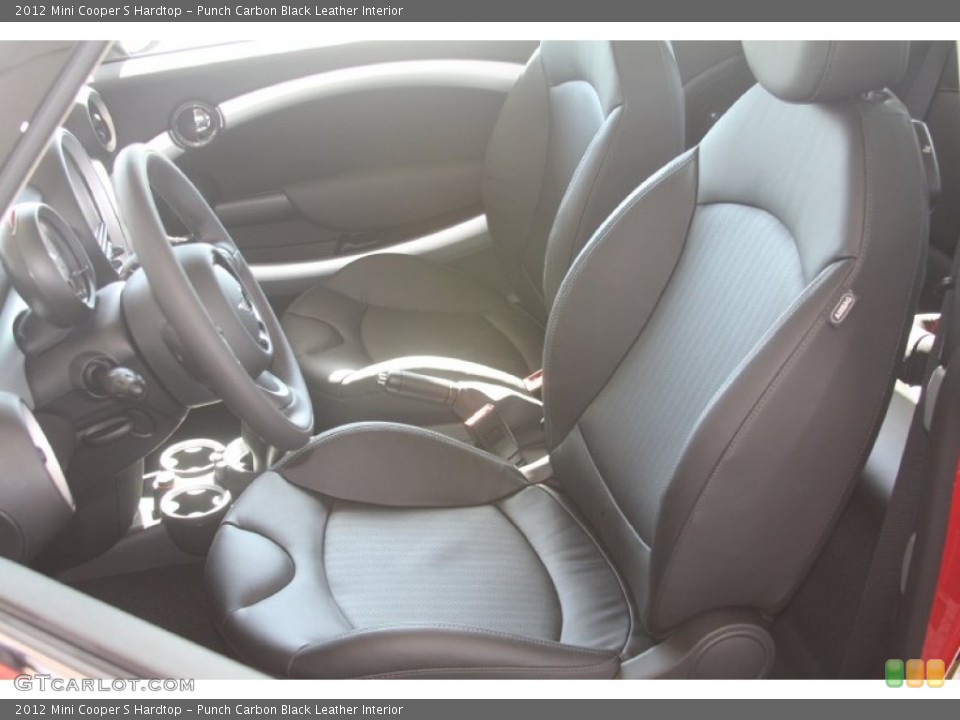 Punch Carbon Black Leather Interior Photo for the 2012 Mini Cooper S Hardtop #54200005