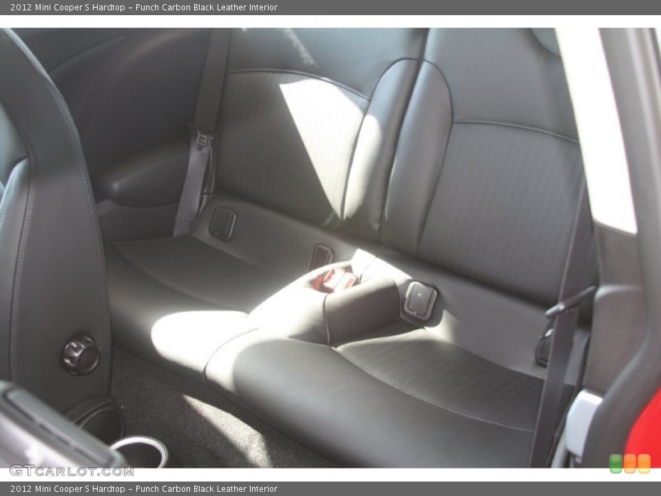 Punch Carbon Black Leather Interior Photo for the 2012 Mini Cooper S Hardtop #54200008