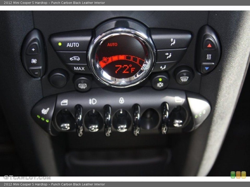 Punch Carbon Black Leather Interior Controls for the 2012 Mini Cooper S Hardtop #54200017