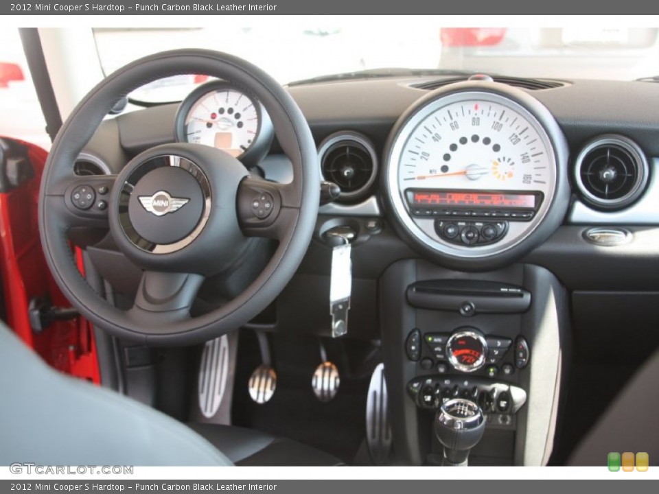 Punch Carbon Black Leather Interior Dashboard for the 2012 Mini Cooper S Hardtop #54200047
