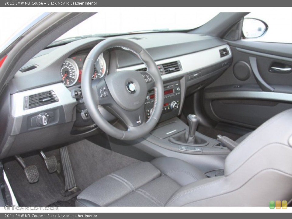 Black Novillo Leather Interior Photo for the 2011 BMW M3 Coupe #54201694