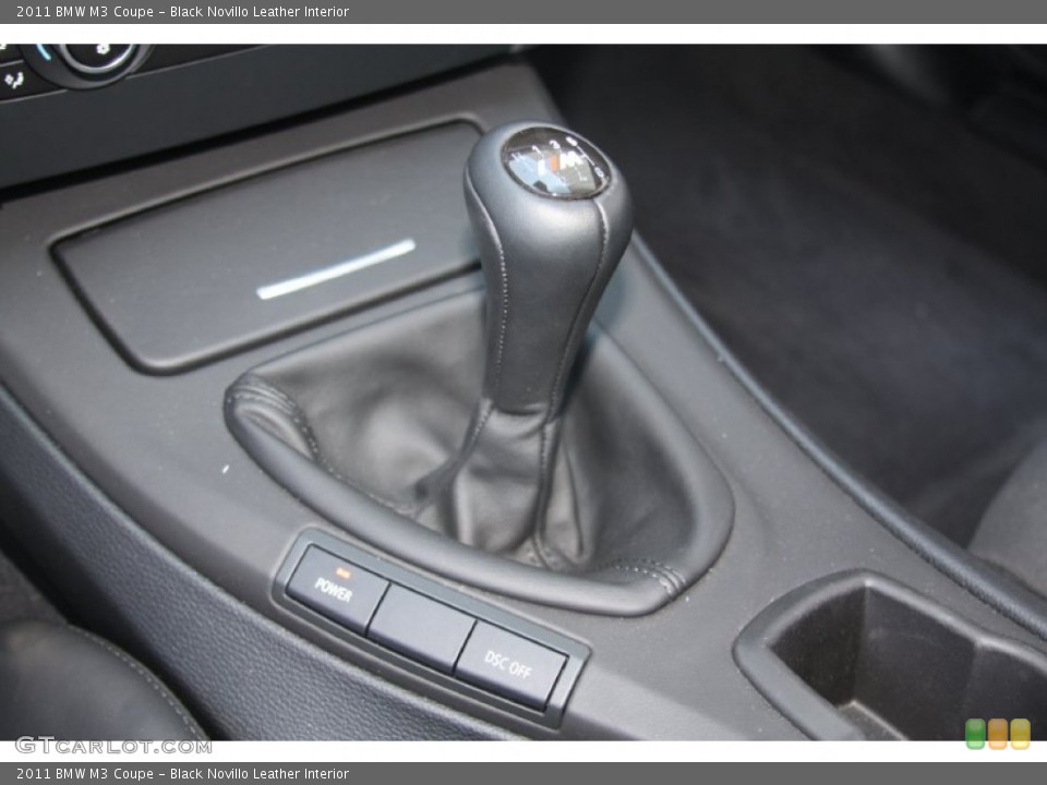 Black Novillo Leather Interior Transmission for the 2011 BMW M3 Coupe #54201718