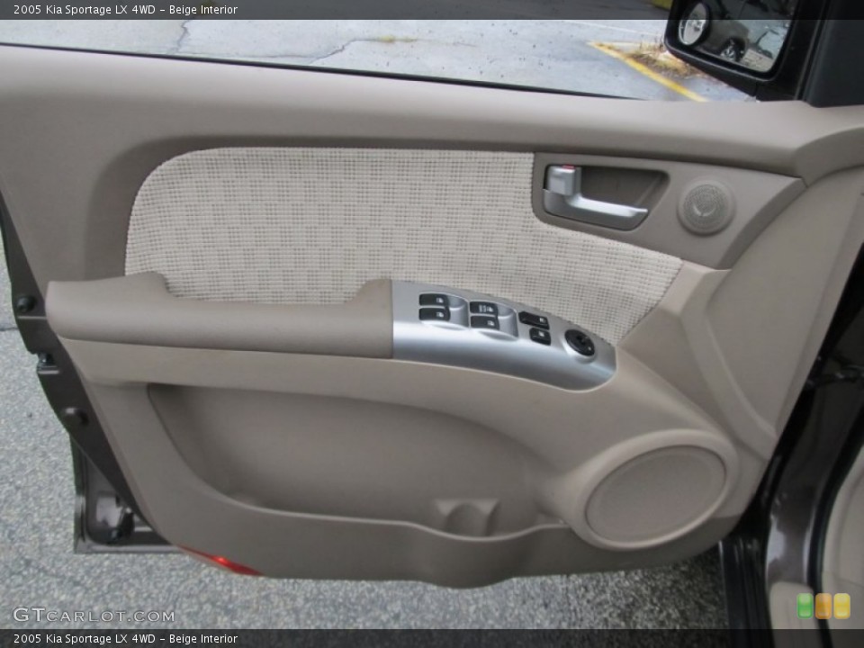 Beige Interior Door Panel for the 2005 Kia Sportage LX 4WD #54202574