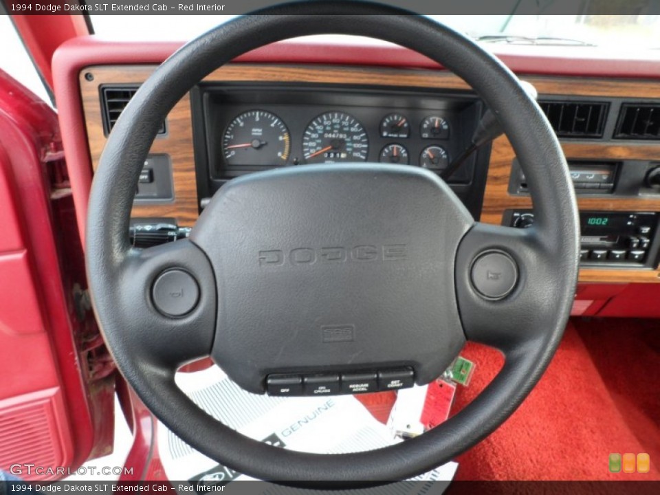 Red Interior Steering Wheel for the 1994 Dodge Dakota SLT Extended Cab #54205381