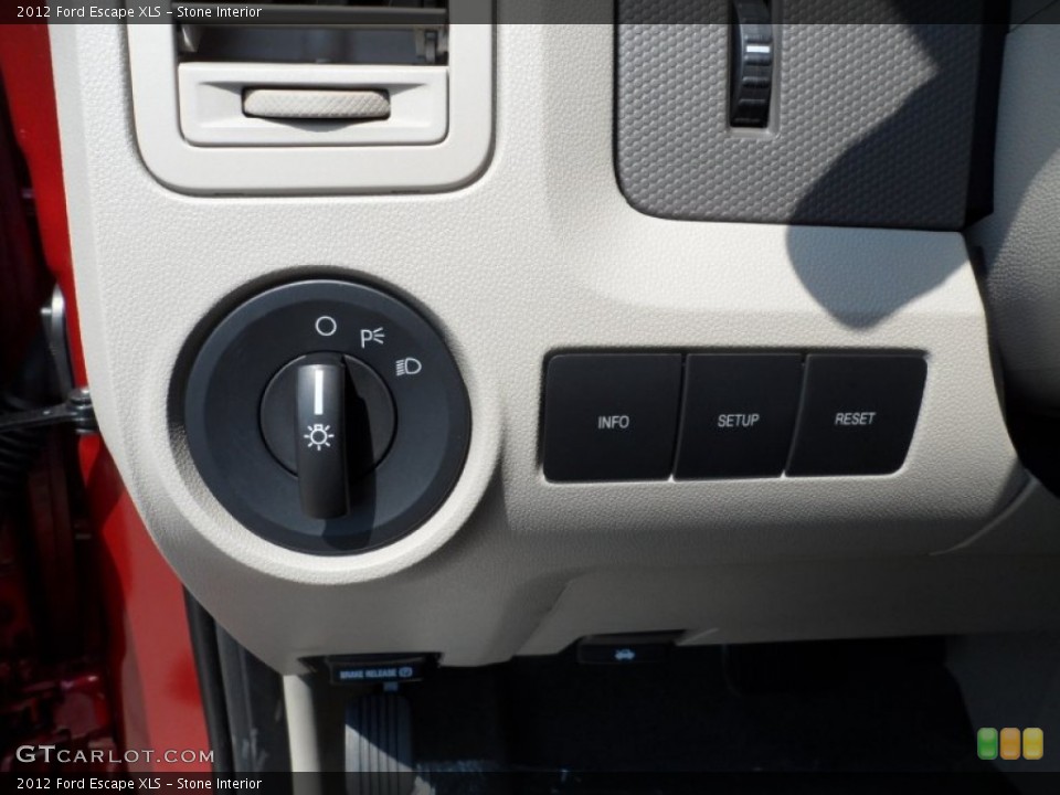 Stone Interior Controls for the 2012 Ford Escape XLS #54208302