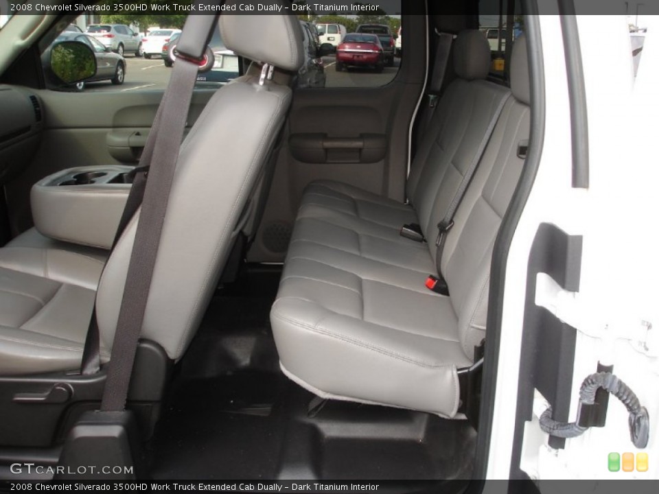 Dark Titanium Interior Photo for the 2008 Chevrolet Silverado 3500HD Work Truck Extended Cab Dually #54209403