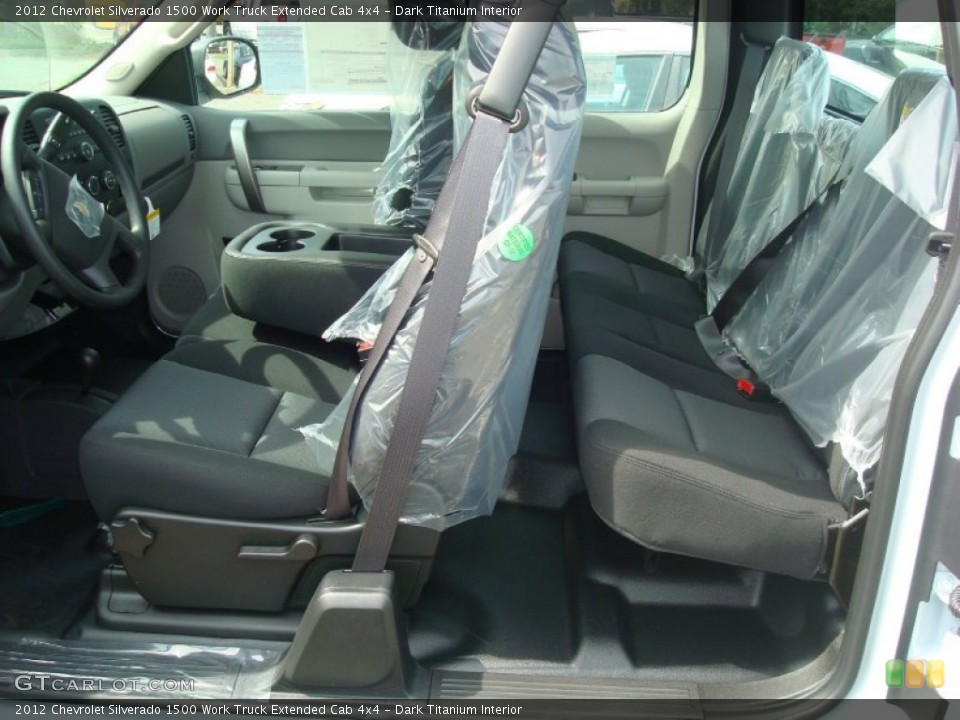Dark Titanium Interior Photo for the 2012 Chevrolet Silverado 1500 Work Truck Extended Cab 4x4 #54209874