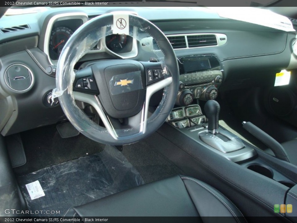 Black Interior Dashboard for the 2012 Chevrolet Camaro SS/RS Convertible #54209958
