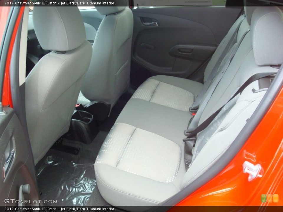 Jet Black/Dark Titanium Interior Photo for the 2012 Chevrolet Sonic LS Hatch #54210027