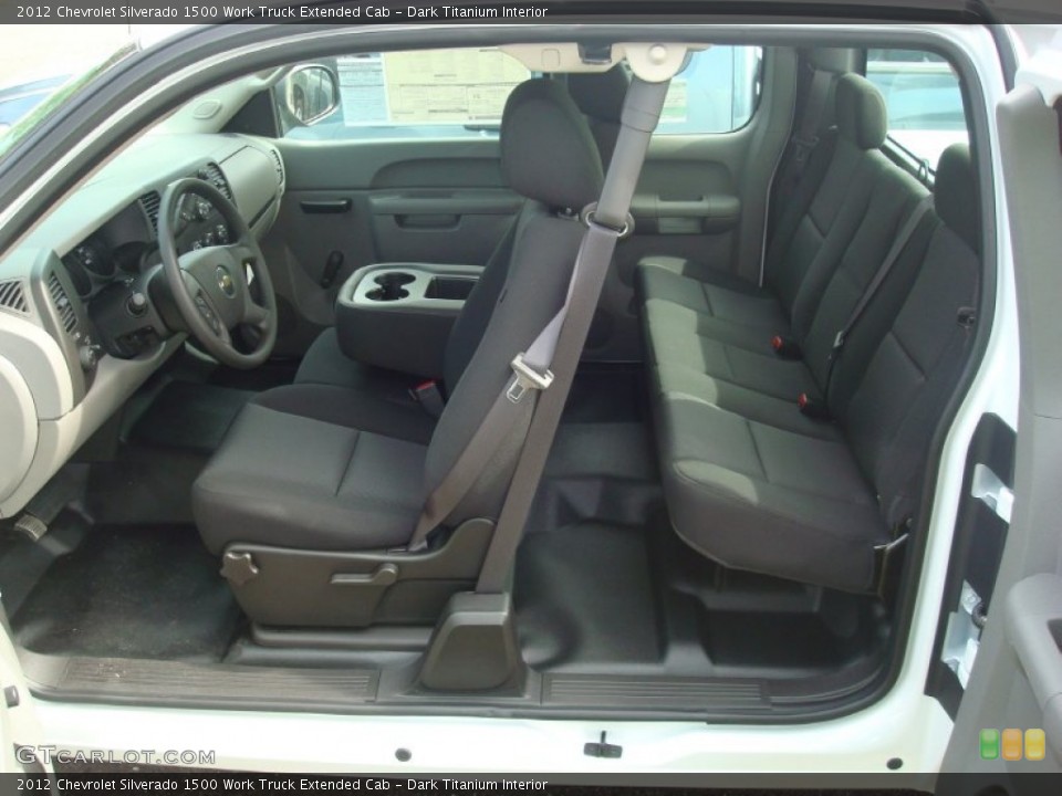 Dark Titanium Interior Photo for the 2012 Chevrolet Silverado 1500 Work Truck Extended Cab #54210174