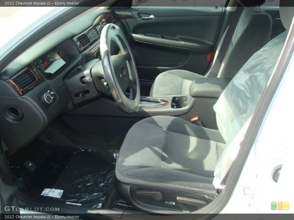 Ebony Interior Photo for the 2012 Chevrolet Impala LS #54210204