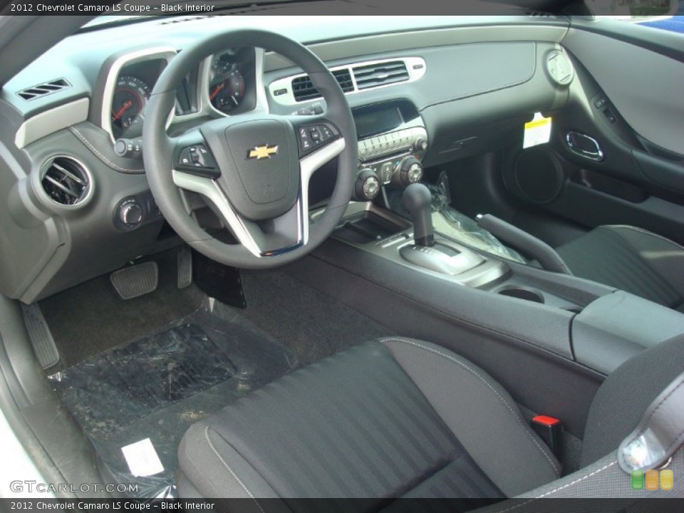 Black Interior Prime Interior for the 2012 Chevrolet Camaro LS Coupe #54210258