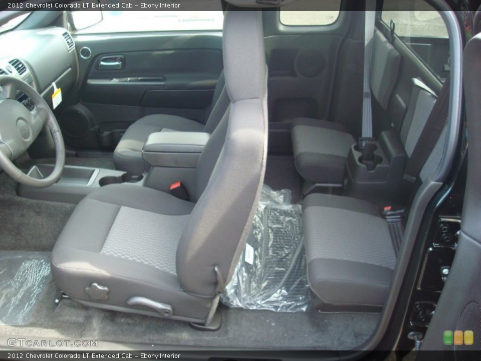 Ebony Interior Photo for the 2012 Chevrolet Colorado LT Extended Cab #54210356