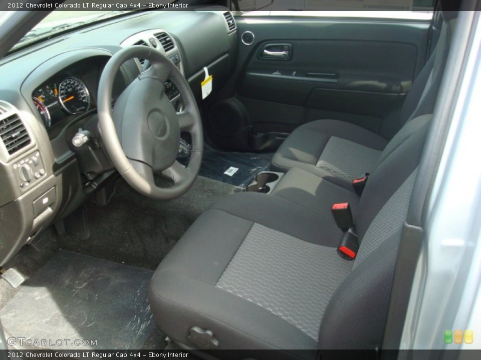 Ebony Interior Photo for the 2012 Chevrolet Colorado LT Regular Cab 4x4 #54210471