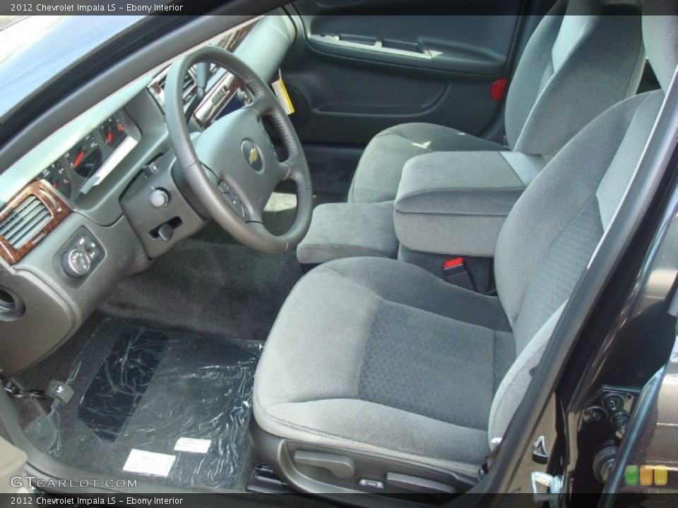 Ebony Interior Photo for the 2012 Chevrolet Impala LS #54210494