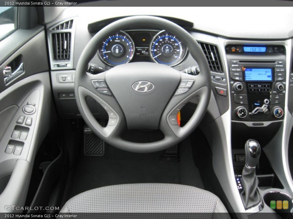 Gray Interior Steering Wheel for the 2012 Hyundai Sonata GLS #54211665
