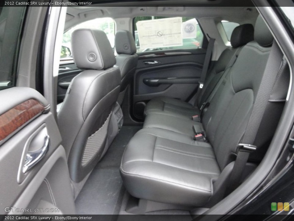 Ebony/Ebony Interior Photo for the 2012 Cadillac SRX Luxury #54212022