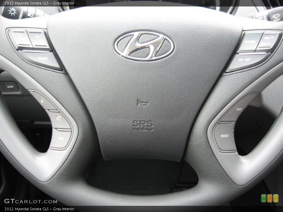 Gray Interior Controls for the 2012 Hyundai Sonata GLS #54212211