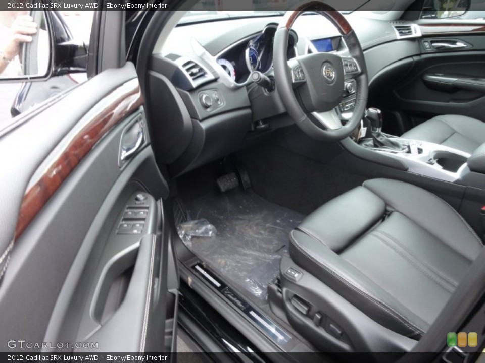 Ebony/Ebony Interior Photo for the 2012 Cadillac SRX Luxury AWD #54212343