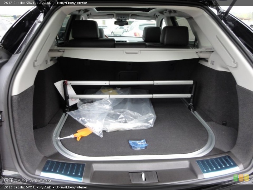 Ebony/Ebony Interior Trunk for the 2012 Cadillac SRX Luxury AWD #54212376