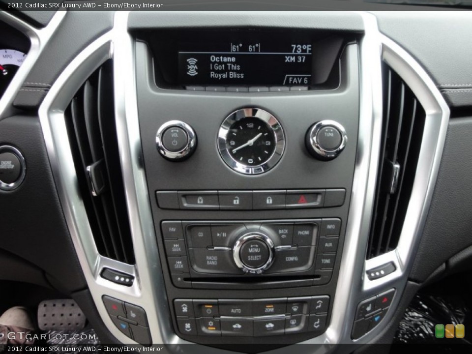 Ebony/Ebony Interior Controls for the 2012 Cadillac SRX Luxury AWD #54212394