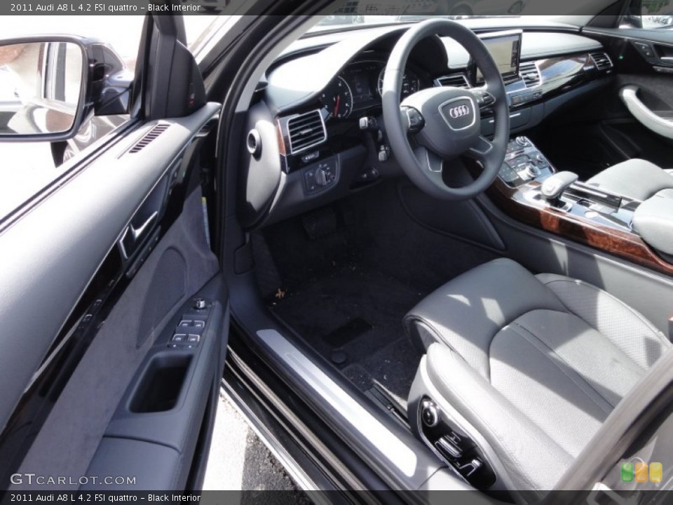 Black Interior Photo for the 2011 Audi A8 L 4.2 FSI quattro #54212413