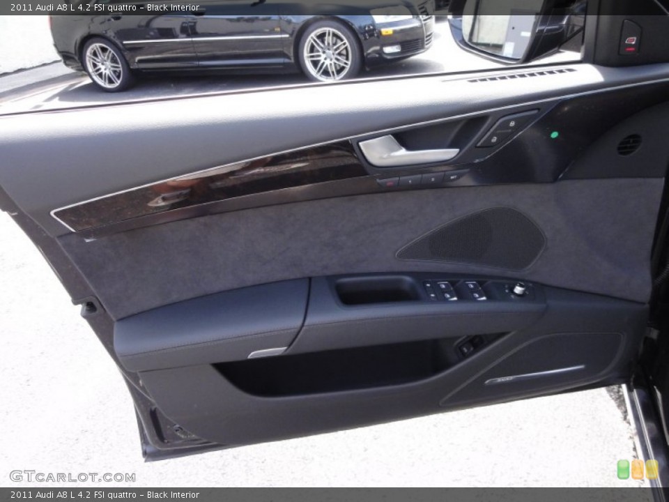 Black Interior Door Panel for the 2011 Audi A8 L 4.2 FSI quattro #54212421