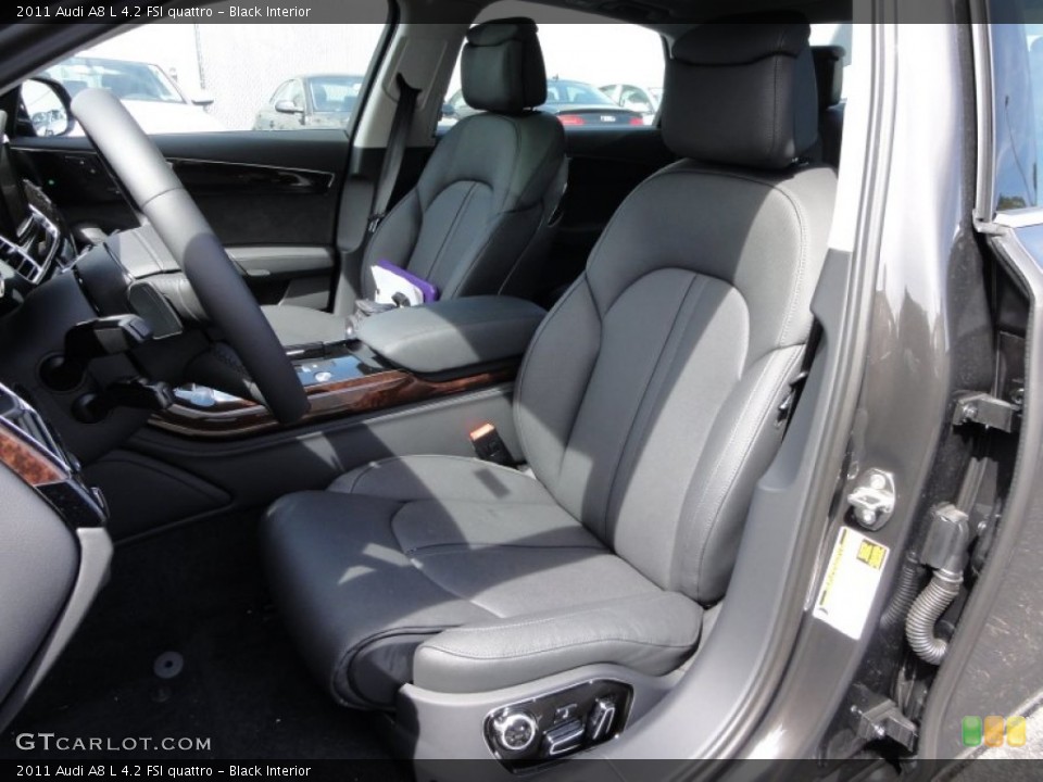 Black Interior Photo for the 2011 Audi A8 L 4.2 FSI quattro #54212448