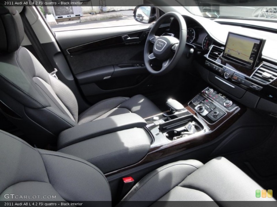 Black Interior Photo for the 2011 Audi A8 L 4.2 FSI quattro #54212463