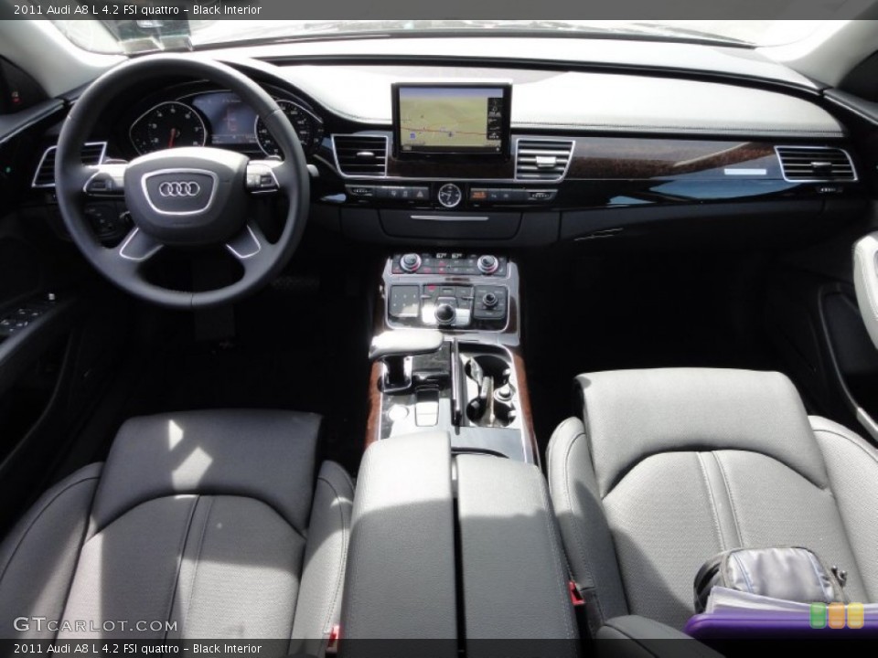 Black Interior Dashboard for the 2011 Audi A8 L 4.2 FSI quattro #54212523