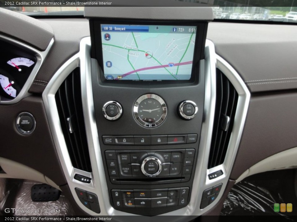 Shale/Brownstone Interior Controls for the 2012 Cadillac SRX Performance #54212634