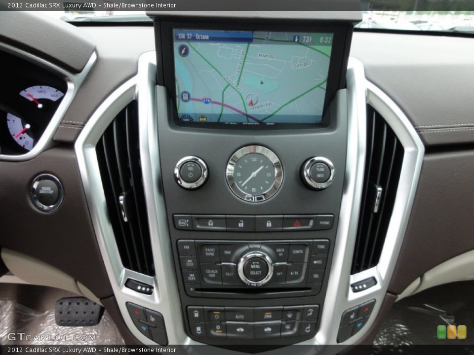 Shale/Brownstone Interior Navigation for the 2012 Cadillac SRX Luxury AWD #54212742