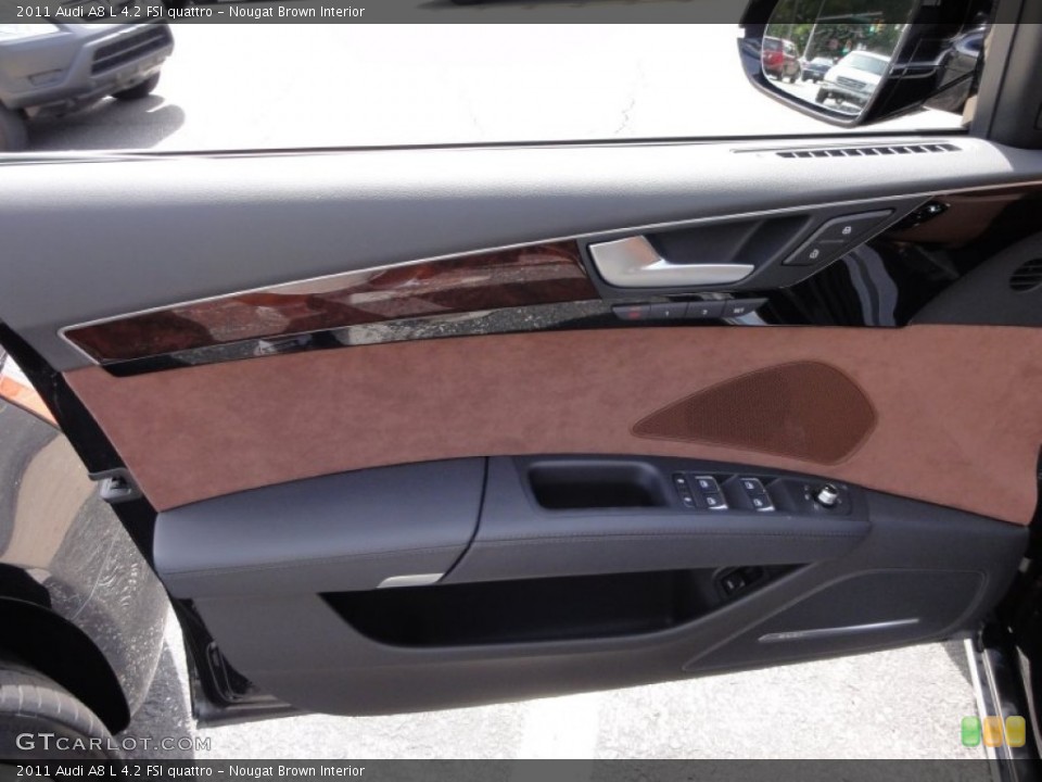 Nougat Brown Interior Door Panel for the 2011 Audi A8 L 4.2 FSI quattro #54212769