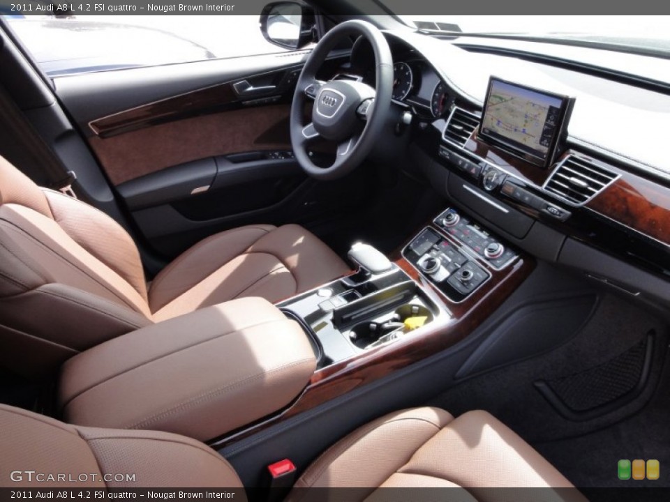 Nougat Brown Interior Photo for the 2011 Audi A8 L 4.2 FSI quattro #54212820