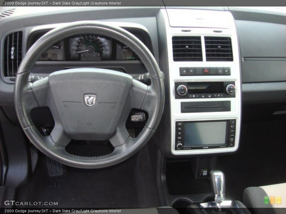 Dark Slate Gray/Light Graystone Interior Dashboard for the 2009 Dodge Journey SXT #54213936