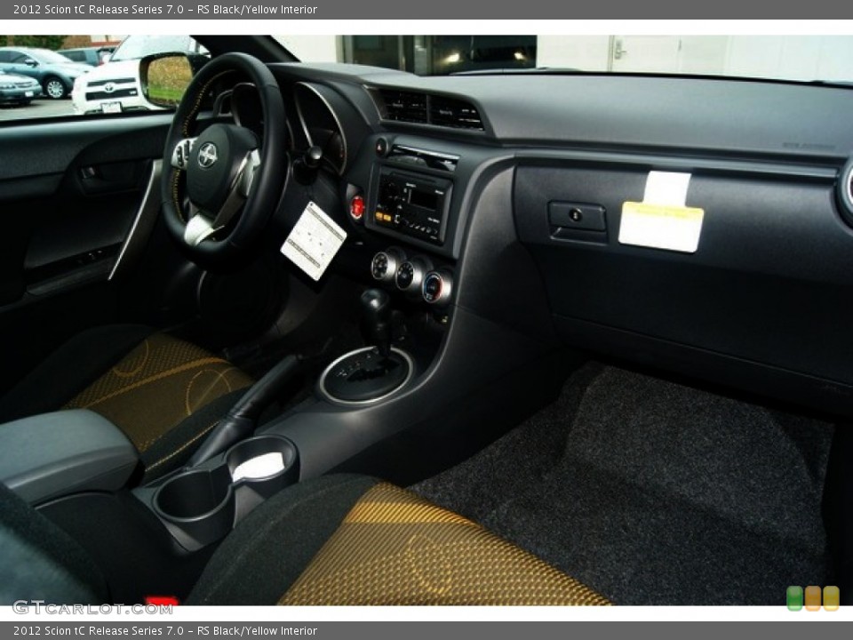 RS Black/Yellow Interior Dashboard for the 2012 Scion tC Release Series 7.0 #54214599