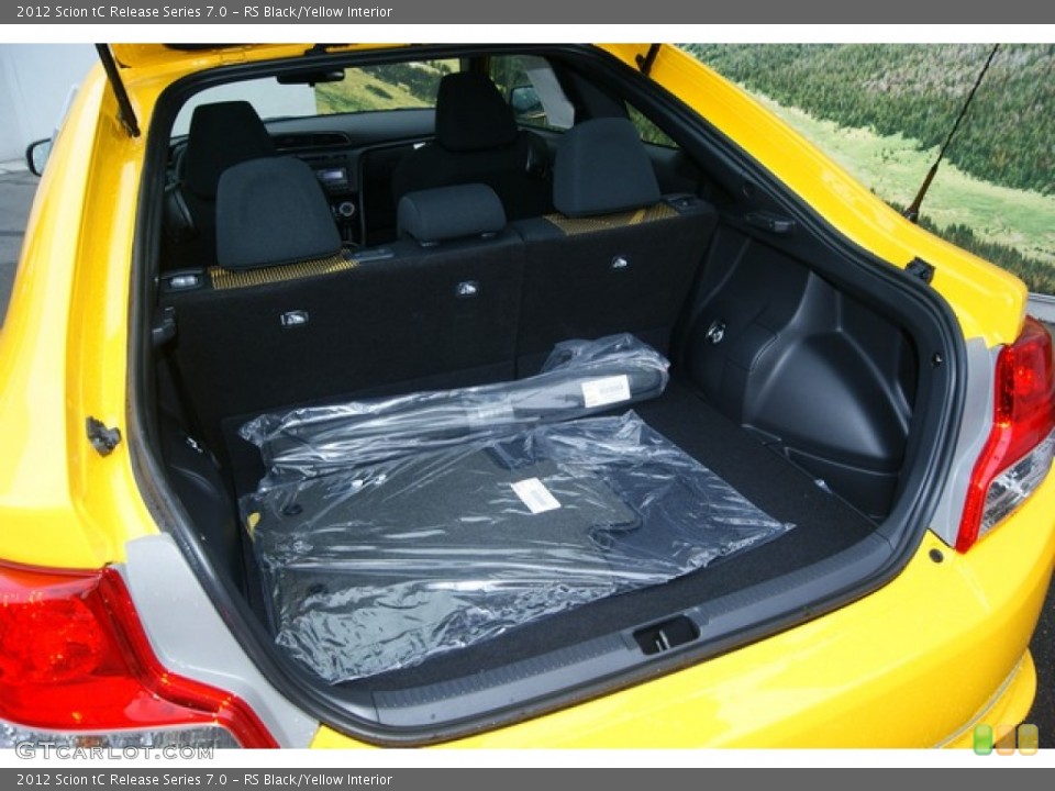 RS Black/Yellow Interior Trunk for the 2012 Scion tC Release Series 7.0 #54214668