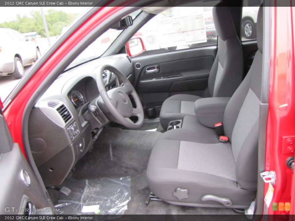 Ebony Interior Photo for the 2012 GMC Canyon SLE Crew Cab #54216930