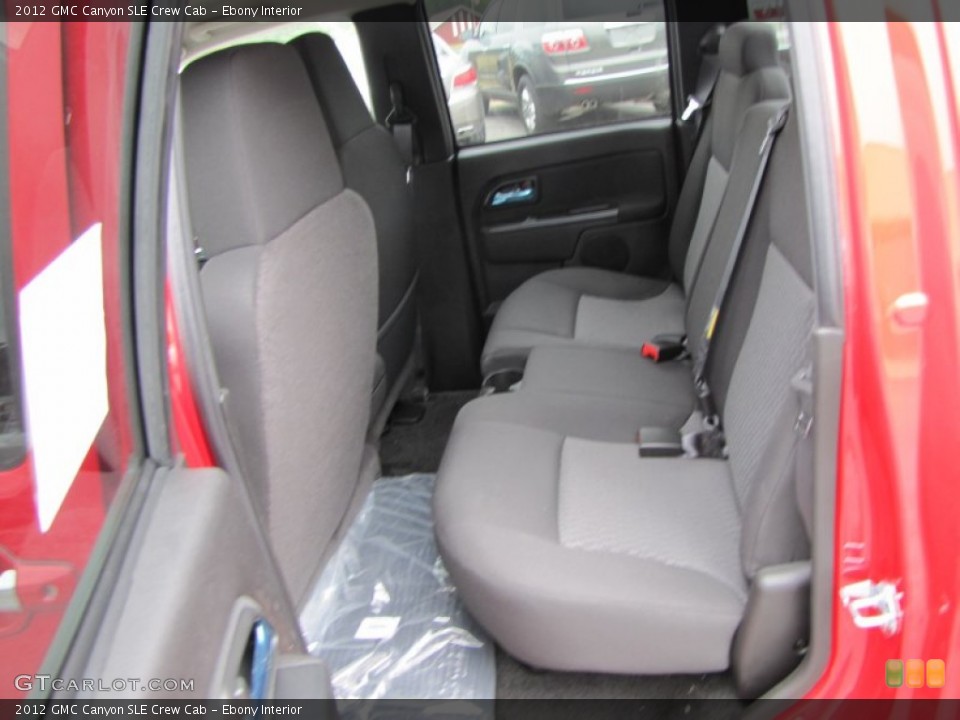 Ebony Interior Photo for the 2012 GMC Canyon SLE Crew Cab #54216939