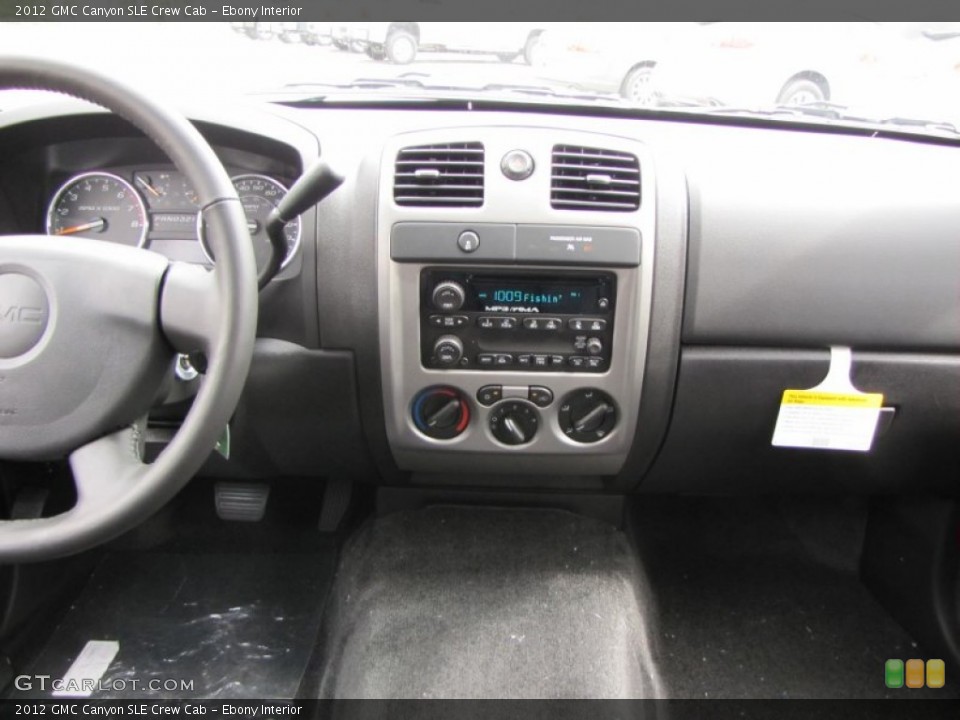 Ebony Interior Controls for the 2012 GMC Canyon SLE Crew Cab #54217326