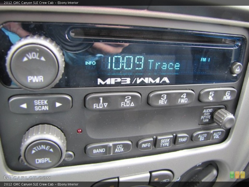 Ebony Interior Audio System for the 2012 GMC Canyon SLE Crew Cab #54217362