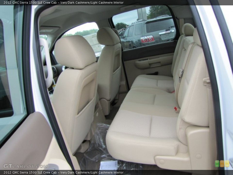 Very Dark Cashmere/Light Cashmere Interior Photo for the 2012 GMC Sierra 1500 SLE Crew Cab #54217716