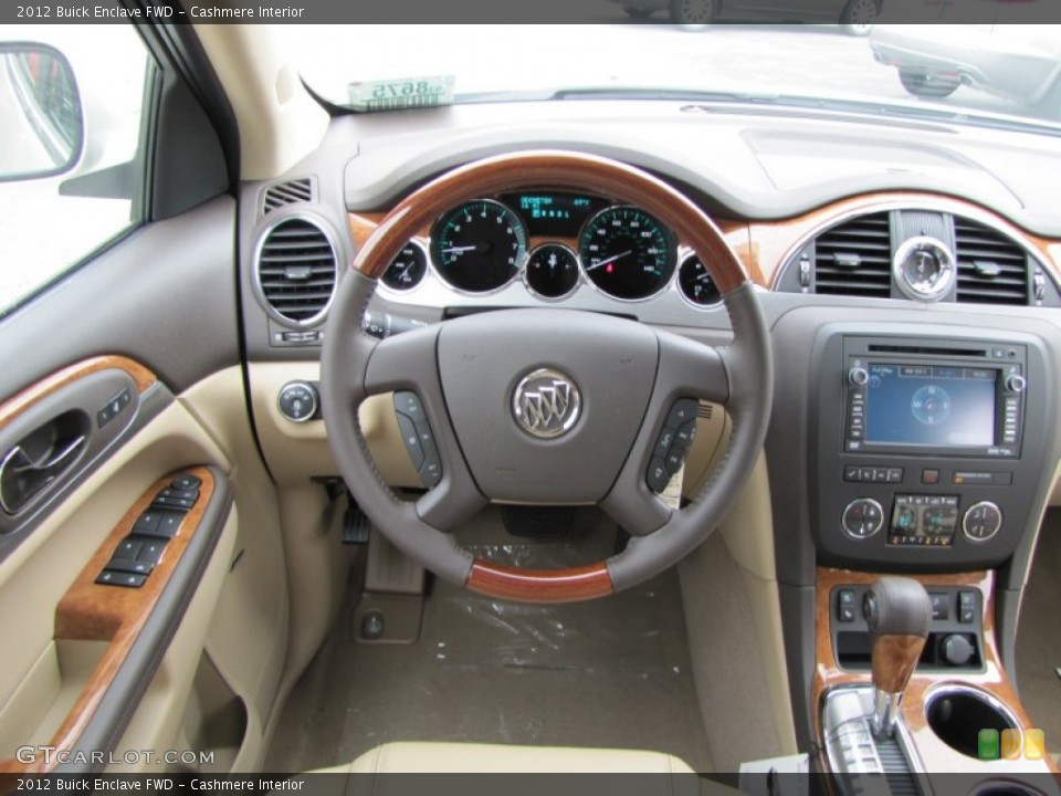 Cashmere Interior Dashboard for the 2012 Buick Enclave FWD #54217965
